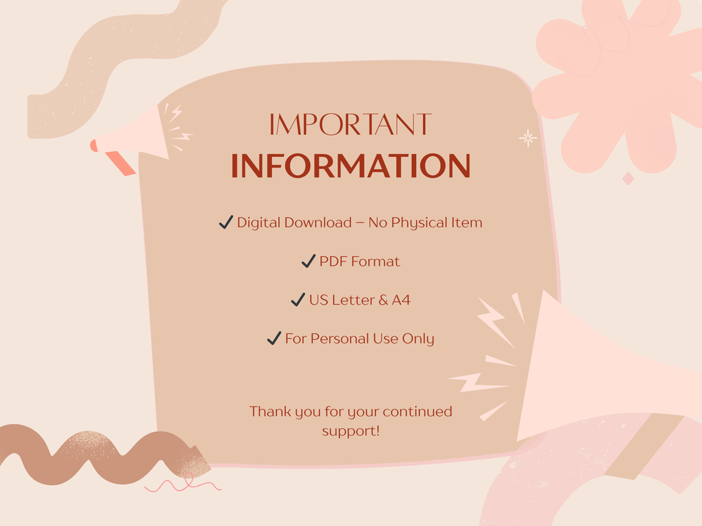 Minimalist Budget Planner Canva Template